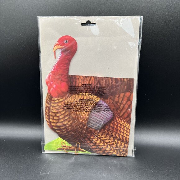 Vintage New Thanksgiving 13" Honeycomb Turkey Centerpiece Decoration Fall Decor - Picture 4 of 9